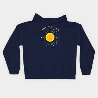 Happy New Year Mandala Kids Hoodie